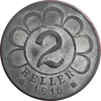 2 Heller - Katzenau Internierten Lager