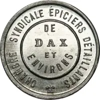 10 centimes - Chambre syndicale des épiciers détaillants - Dax [40]