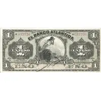 1 Peso El Banco Atlantida
