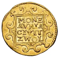 1 Ducat - Ferdinand II/III Four lines reverse