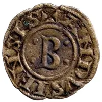 Denier with anchored cross - Bernard II