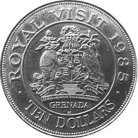 10 Dollars - Elizabeth II Royal Visit