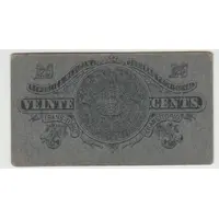 20 Centavos Gobierno Provisional de Mexico
