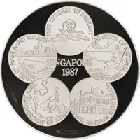 Medal Singapore Achievements 1987