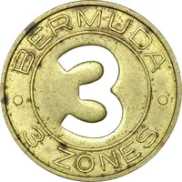 Bus Token Bermuda, 3 Zones