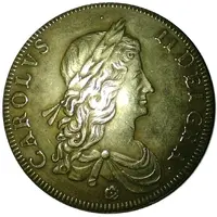 Charles II crown 1662 restrike