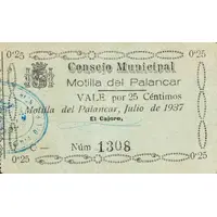 25 Céntimos Motilla del Palancar