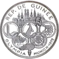 500 Francs Guinéens Summer Olympics
