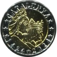 2 Euros Catalan Processional giants