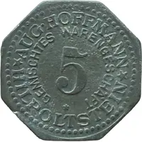 5 Pfennigs - Hilpoltstein Aug. Hoffmann Gemischtes Warengeschäft