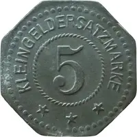 5 Pfennigs - Hilpoltstein Aug. Hoffmann Gemischtes Warengeschäft