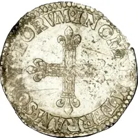 1/4 Ecu - Francis and Louise-Marguerite 2nd type