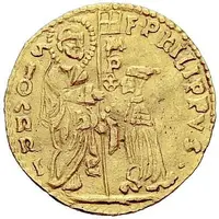 1 Zecchino - Philipe Villiers de L'Isle Adam