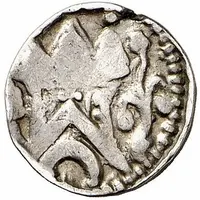 Denier - Henry I Herstal mint