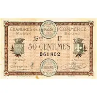 50 Centimes - Chambres de Commerce Macon 71), Bourg (01