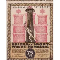 75 Pfennig Kultur und Sportwoche Hamburg