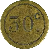 30 centimes - visage simien