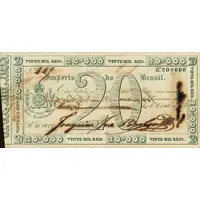 20 Mil Réis Thesouro Nacional, Copper exchange note