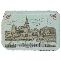 50 Pfennig Sparkasse