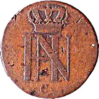 1 Pfennig - Jérôme Bonaparte