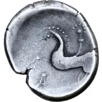 Tetradrachm Velemer mit Gesichtsrand Type