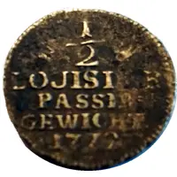 1/2 Louis D´Or - Coin weight Prussia