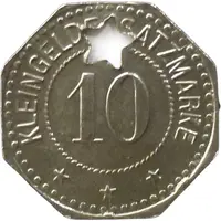 10 Pfennigs - Grafenwöhr Uebungsk. F. Fahnenjunker und Off. Asp.