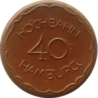 40 Pfennig - Hamburg Hochbahn