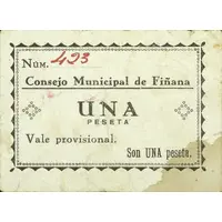 1 Peseta Fiñana