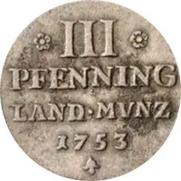 3 Pfennig - Frederick Alexander