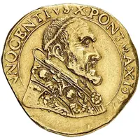 Quadruple Gold Ecu - Innocent X Camillo Pamphili Legate