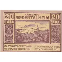 20 Heller Niedertalheim