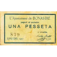 1 Peseta Bonastre