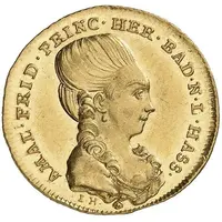 1 Ducat - Charles I Frederick Birth of twin daughters