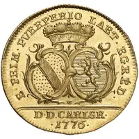 1 Ducat - Charles I Frederick Birth of twin daughters