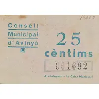 25 Céntimos Avinyó