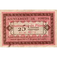 25 Céntimos Pineda