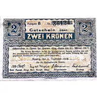 2 Kronen Aussig