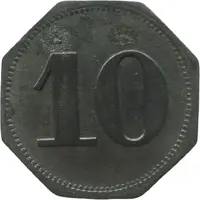 10 Pfennigs - Blaichach Allgäuer Baumwoll Spinn and Weberei