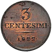 3 Centesimi - Franz I