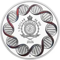 1 Dollar - Charles III Heart