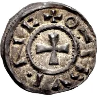 1/2 Penny -anonymous St. Edmund Memorial coinage