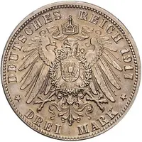 3 Mark - Ernest Louis Jubilee - Pattern