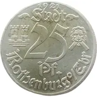 25 Pfennig - Rothenburg ob der Tauber Plönlein