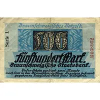 500 Mark Braunschweigische Staatsbank