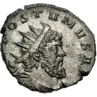 Antoninianus - Aureolus in the name of Postumus, Mars