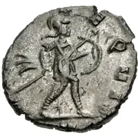 Antoninianus - Aureolus in the name of Postumus, Mars