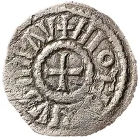 Denier - Lothair I Pavia mint