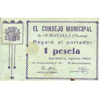 1 Peseta Moratalla