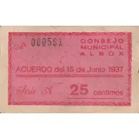 25 Céntimos Albox